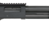 Mossberg 590A1, XS Security 12 Ga, 3" Chamber, 20" Heavy Wall Barrel, Parkerized Black, Synthetic Stock with +4 Shell Holder and M-Lok Forend, 9Rd, XS Ghost Ring/AR Style Sights