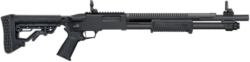 Mossberg 590R 12 Ga, 3" Chamber 18.5" Barrel, Black, Magpul MBUS 3 Sights, 6rd