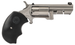 North American Arms RECLUSE Swing Out 22 Mag 5 Shot 2" SS Barrel, Cylinder & Frame, Oversized Rubber Grip, Exposed Hammer