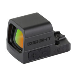 Osight SE, Handgun Sight, RMSc Footprint, Anodized Finish, Black, 2 MOA Red Dot and 32 MOA Circle, Side Load CR1620 Battery