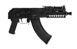 Pioneer Arms Hellpup Micro Pro AK47 Pistol 7.62X39mm, 7" Barrel, 30rd