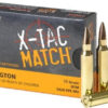 PMC Ammunition X-Tac Match Ammo .223 Rem, 77gr, Sierra Open Tip Match, 20rd Box