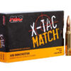 PMC XTAC Match, 308 Win, 168gr, Open Tip Match, 20rd Box