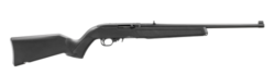 Ruger 10/22 22 LR, 18.5" Barrel, Satin Black, Open Sights-Adj Rear & Gold Front, 10rd Rotary Magazine