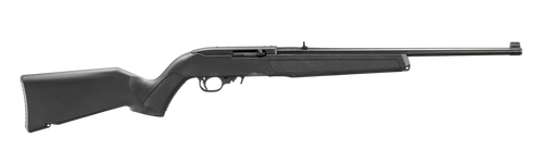 Ruger 10/22 22 LR, 18.5" Barrel, Satin Black, Open Sights-Adj Rear & Gold Front, 10rd Rotary Magazine Ruger 10/22 22 LR, 18.5" Barrel, Satin Black, Open Sights-Adj Rear & Gold Front, 10rd Rotary Magazine