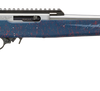 Ruger 10/22 America's 250thvEdition .22 LR, 18.5" Stainless Steel Barrel, Liberty Blue Synthetic Stock with Red and White Splatter,t, Ghost Ring Adjustable Rear Sight,v10rd