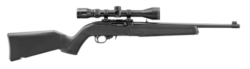 Ruger 10/22 Scope Package 22 LR, 16.4" Threaded Barrel, 1/2X28 Satin Finish, Black, 10rd Rotary Magazine, W/Factory Mounted Viridian EON 3-9X40 Scope