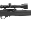 Ruger 10/22 Scope Package, 22 LR, 18.5" Barrel, Satin Black, Adjustable Rear Sight, Gold Front Bead Sight, W/Factory-Mounted Viridian EON 3-9X40 Scope, Case, 10 Rd