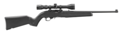 Ruger 10/22 Scope Package, 22 LR, 18.5" Barrel, Satin Black, Adjustable Rear Sight, Gold Front Bead Sight, W/Factory-Mounted Viridian EON 3-9X40 Scope, Case, 10 Rd
