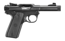 Ruger Mark IV 22/45, America's 250th Anniversary Edition 22 LR, 4.4" Threaded Barrel, Black, Checkered Grip, Fixed Front, Adj Rear, 10rd