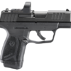 Ruger MAX-9 Red Dot 9mm, 3.20" Barrel, Black Oxide, Adj Rear Sight, Optics Ready, Thumb Safety, 12rd Mag, Ruger Ready Dot Micro Reflex Sight