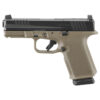 Ruger RXM 9mm, 4" Barrel, Nitride Black Slide, Magpul EHG Flat Dark Earth Frame, Optics Ready, Front Night Sight, 15rd, 2 Magpul PMAG GL19 mags