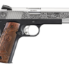 Ruger SR1911 Limited Edition 45 ACP 5" SS Barrel, Matte Serrated Engraved Slide, Light Weight Frame w/Beavertail, Custom Engraved Grip, 8 Rd