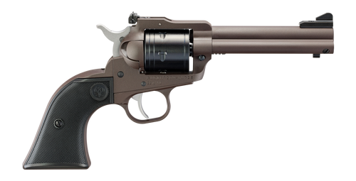 Ruger Super Wrangler America's 250th Anniversary Edition 22 LR/22 WMR, 4.62" Barrel, Cerakote Dark Bronze, Checkered Grip, Adj Rear Sight, Ramp Front, 6rd, Engraved Ruger Super Wrangler America's 250th Anniversary Edition 22 LR/22 WMR, 4.62" Barrel, Cerakote Dark Bronze, Checkered Grip, Adj Rear Sight, Ramp Front, 6rd, Engraved