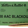 Sellier & Bellot 300 Blackout, 147gr, Full Metal Jacket, 20rd Box