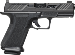 Shadow Systems MR920 Elite Calif 9mm, 4" Black Spiral Fluted Barrel, Unthreaded, Nitride Finish Elite Slide, Black, Optics Ready, Tritium Front, 2x10rd mags, California Compliant
