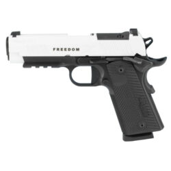 Sig Sauer 1911 X Carry 45ACP, 4.2" Barrel, Cerakote Slide, DLC Frame, White Slide with Freedon Engraving, Black Frame, G10 Grips, Optics Ready, X-RAY3 Day/Night Sights,...