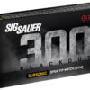 Sig Sauer Ammo Match 300 Blackout, 220 Gr. OTM 20rd Box