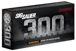 Sig Sauer Ammo Match 300 Blackout, 220 Gr. OTM 20rd Box