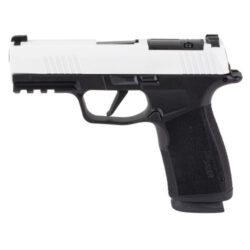 Sig Sauer P365 X-Macro 9mm, 3.7" Barrel, Cerakote White Slide, Freedom Engraving, Black Frame, X-RAY3, Optics Ready, 2x17rd Mags