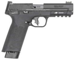 Smith & Wesson M&P 22X 22 LR, 4.1" Barrel, Thread Adapter, Anodized Black, Optics Ready, Fiber Optic Front, Black Rear, 2x20rd mags