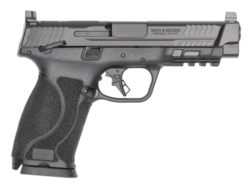 Smith & Wesson M&P M2.0 10mm, 4.6" Barrel, Optic Cut/Serrated Slide, Black, Picatinny, Palmswell Grip, 10rd, California Compliant