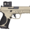 Smith & Wesson M&P M2.0 Metal Aimpoint Optic Spec Series VI 9mm, 4" Barrel, Cerakote Champagne, Aimpoint ACRO P-2 Optic, Ported, Floyds Custom-Magwell, Baseplates, 3x15rd Mags
