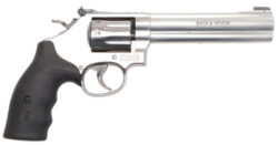 Smith & Wesson Model 648 22 WMR, 6" Barrel, Stainless Steel, Black Synthetic Grip, 8rd