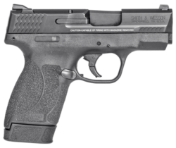 Smith & Wesson Shield M2.0, Compact Slim, 45ACP, 3.3" Barrel, Armornite Finish, Black, White Dot Front and 2 White Dot Rear Sights, No Manual Safety, 7rd, 1 Magazine