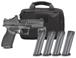 Springfield Echelon Optic Gear Pac 9mm 4.50" Barrel, Serrated Slide, Textured Grip, Viridian RFX-11 Green Dot, Ambidextrous, 15 Rd