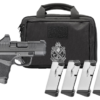 Springfield Hellcat OSP 380 ACP, 3" Barrel, Melonite Black, Textured Grip, Tritium Front Sight, Tactical Rear, Viridian Green Dot Optic, 3x13rd and 1x11rd, Range Bag