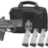 Springfield Hellcat OSP Optic Gear Pac Micro Compact 9mm 3" Barreled Slide, Black Frame w/Picatinny Rail, Viridian RFX-11 Green Dot, 13 Rd