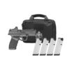 Springfield Hellcat Pro Comp OSP 9mm, 3.7" Barrel, Comp, Melonite Black, Adaptive Grip, Tritium Front, Tactical Rack Rear, Viridian Green Dot, 4x10rd Mags, Range Bag, California...