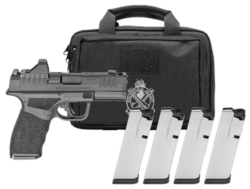 Springfield Hellcat Pro Comp OSP Gear Pac 9mm 3.70" Barrel W/Compensator/Optic Ready/Serrated Slide, Viridian RFX-11 Green Dot, 17 Rd