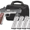 Springfield Ronin AOS Optic Package, 45ACP, 5" Match Grade Barrel, SS Frame, Optic Ready, Blued Slide, Wood Grips, Fiber Optic Front Sight, Tactical Rack, Viridan Green Dot,...