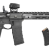 Springfield Saint Victor Optic Package Viridian Green Dot B5 5.56mm, 16" Barrel, Viridian Green Dot, Low-Profile Manual Flip-Up Sights, Black, 4x30rd Mags
