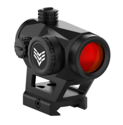 Swampfox Optics Liberator II Black 1x 22mm 2 MOA Multi-Reticle Red Reticle, 4 Choices