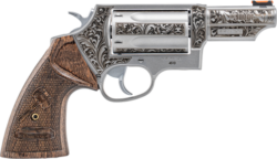 Taurus Judge 45LC/410 Ga, 2.5", 3" FS 5-SHOT Stainless, Rubber