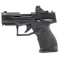 Taurus TX22 TORO Viridian 22 LR, 3.6" Threaded Barrel, 1/2X28 Thread Pitch, Anodized Black, Viridian RFX-11 3 MOA Green Dot Optic, 2x13rd