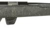 Tikka T1X Roughtech 22LR, 20" Cold Hammer Forged Barrel, 1/2x28 Threads, Matte Finish, Black with Emerald Web, Synthetic Stock, 10rd