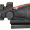Trijicon ACOG 4x32mm Dual Illumination Scope Calibrated For M4 Flat Top 5.56 Rifles Chevron, Red Dot Reticle