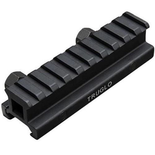 Truglo, RISER MOUNT PICATINNY, Riser, Black, Picatinny Style Riser Mount, Raises Mounting Surface by 1" Truglo, RISER MOUNT PICATINNY, Riser, Black, Picatinny Style Riser Mount, Raises Mounting Surface by 1"