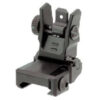 UTG Sight, Flip-Up Rear Sight, Low Profile, Fits Picatinny, with Dual Aiming Aperture, Black