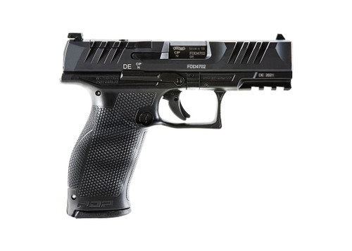 Walther PDP 9mm, 4" Barrel, Black Polymer, Optic Ready, 18rd Walther PDP 9mm, 4" Barrel, Black Polymer, Optic Ready, 18rd