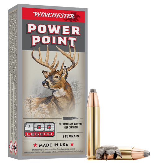 Winchester 400 Legend, 215gr, Power-Point, 20rd Box Winchester 400 Legend, 215gr, Power-Point, 20rd Box