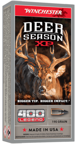 Winchester Deer Season XP 400 Legend, 190gr, Extreme Point Polymer Tip, 20rd Box