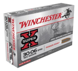 Winchester Super-X 30-06 Springfield, 165gr, Pointed Soft Point, 20rd Box