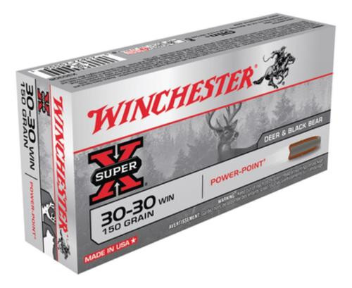 Winchester Super-X 30-30 Winchester 150gr Power-Point, 20rd Box Winchester Super-X 30-30 Winchester 150gr Power-Point, 20rd Box