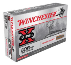 Winchester Super X 308 Winchester, 150gr, Power-Point, 20rd Box