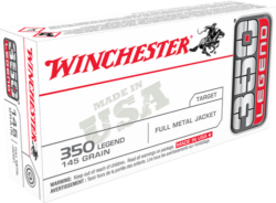 Winchester USA, 350 Legend, 145gr, Full Metal Jacket, 20 Round Box